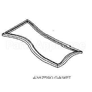 4387590 Whirlpool Gasket-Dor