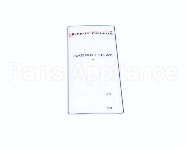 44009 Henny Penny Decal - Kfc Top Control Panel