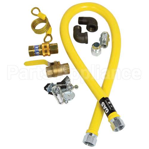 44S0290-48 Compatible Dormont Mavrik Gas Hose Kit, 3/4" X 48"