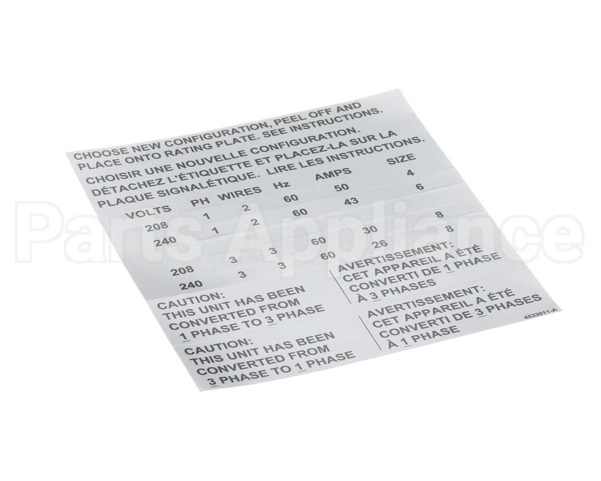 4533009 Garland Kit, Elec Phase Convert Full S