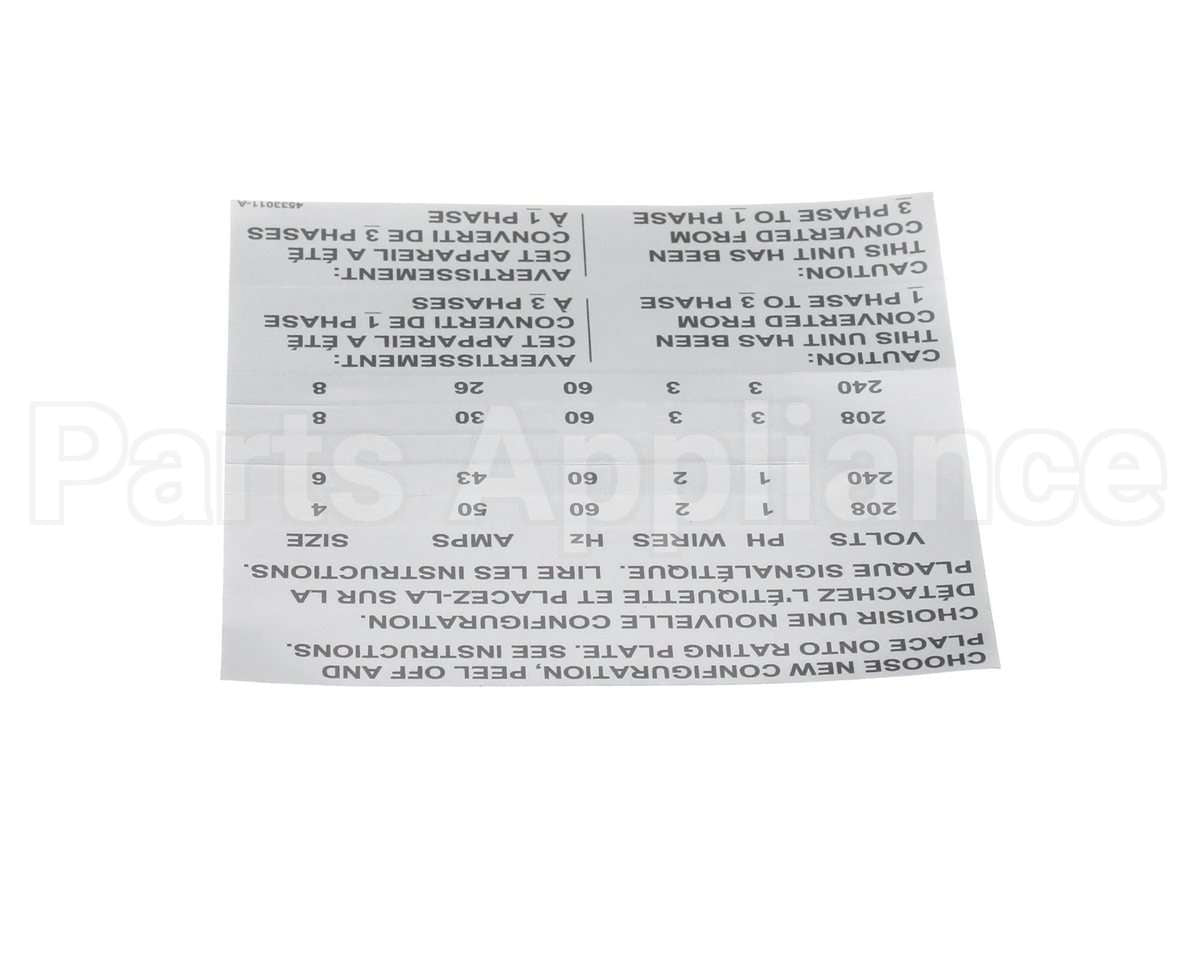 4533009 Garland Kit, Elec Phase Convert Full S