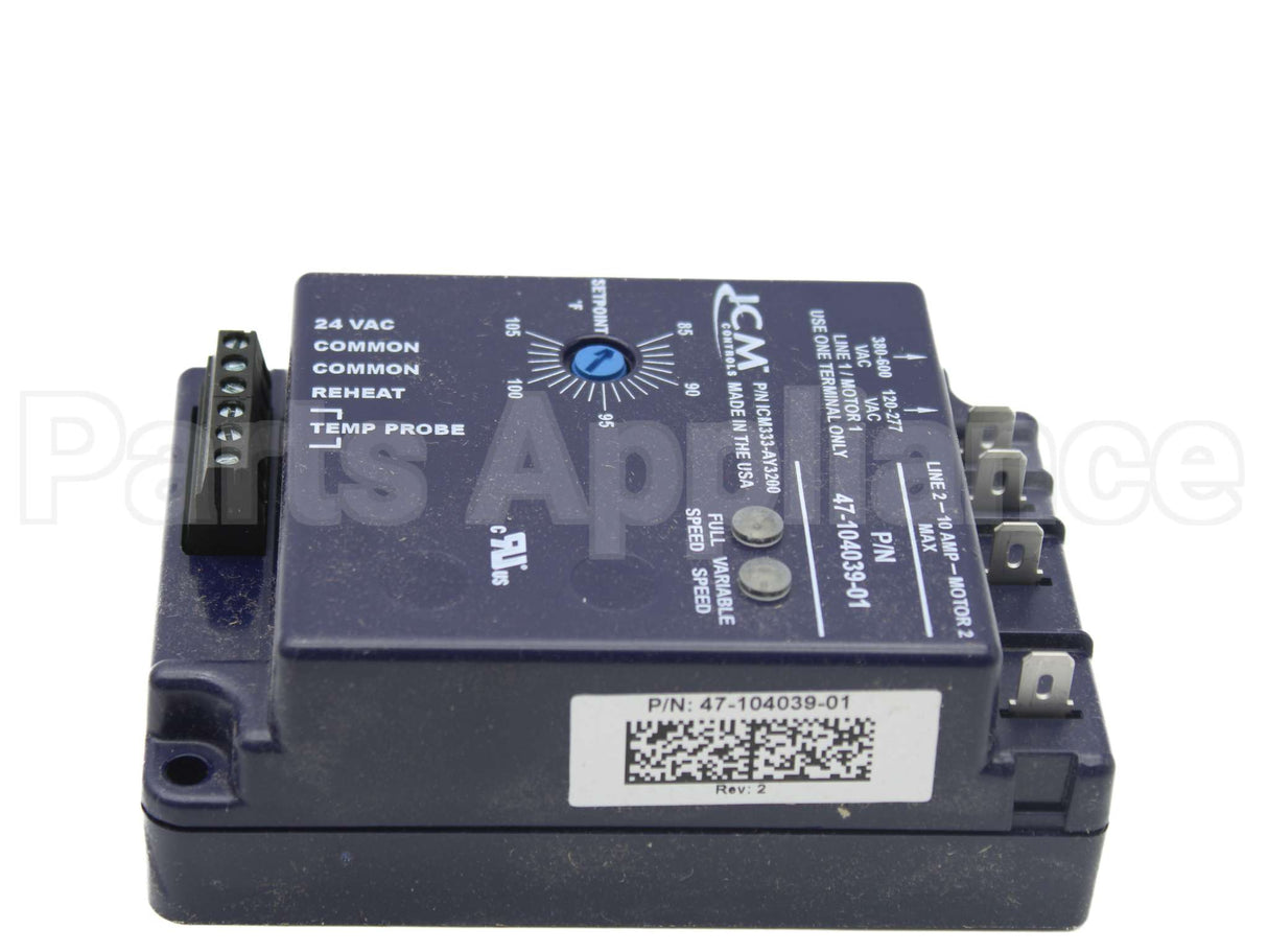 47-104039-01 Rheem-Ruud Outdoor Fan Mtr Controller