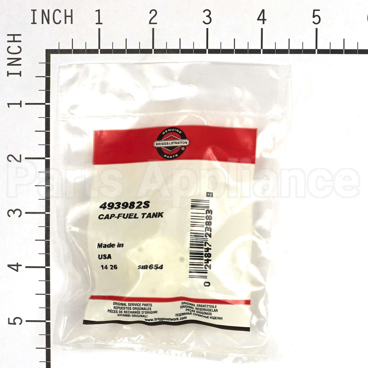 493982S Briggs & Stratton Cap-Fuel Tank