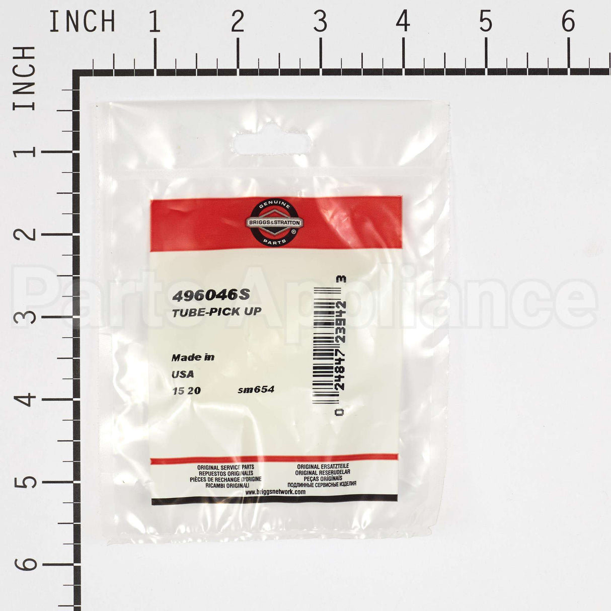 496046S Briggs & Stratton Tube-Pick Up
