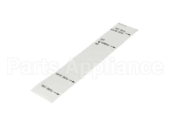 4A4393-01 Hoshizaki Label -Switch Fuse