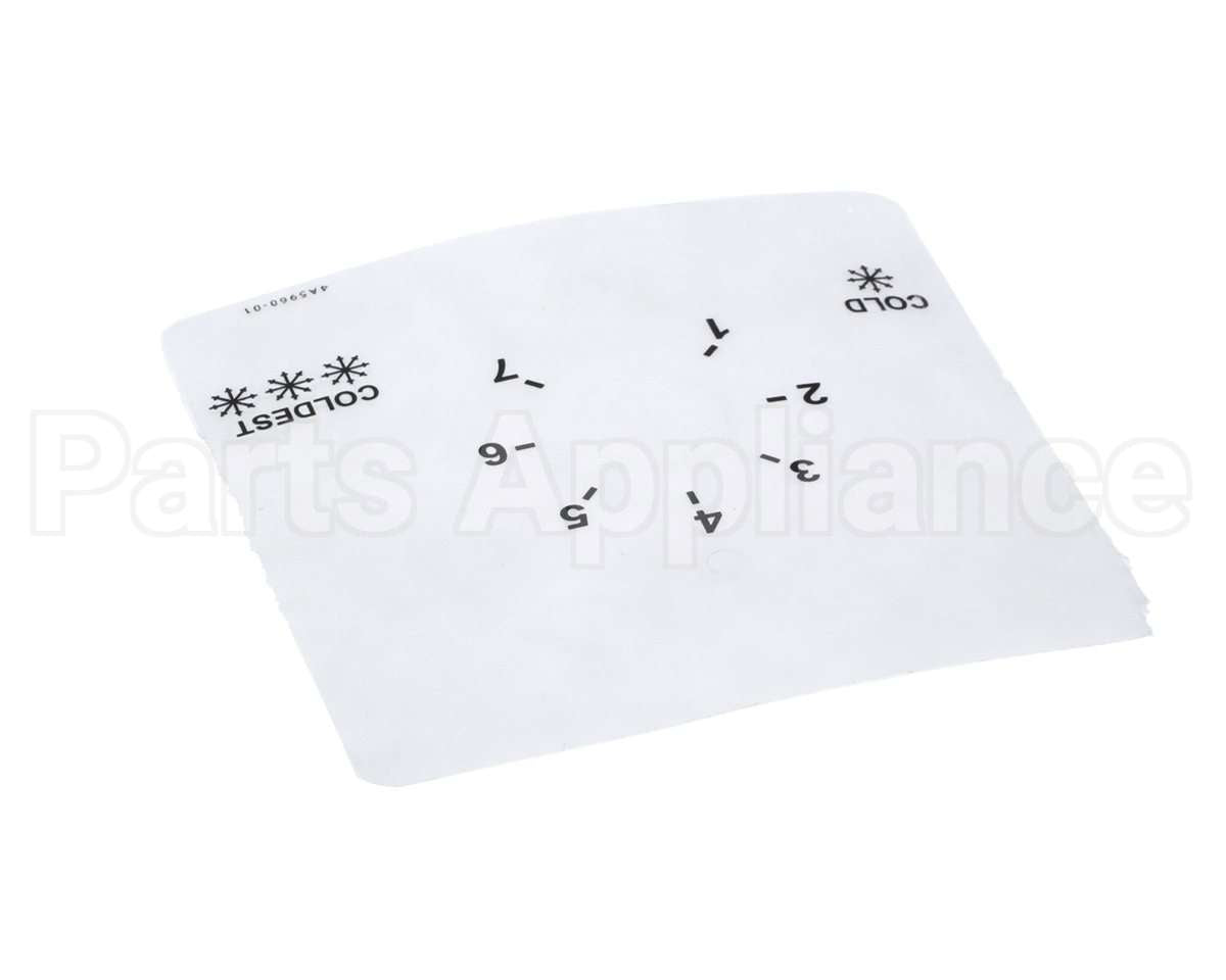 4A5960-01 Hoshizaki Label -Dial