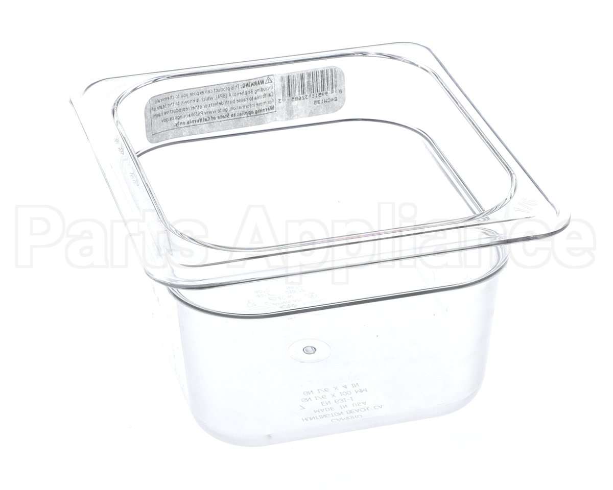 5-277 Continental Refrigeration Pans, Plastic 4" #6
