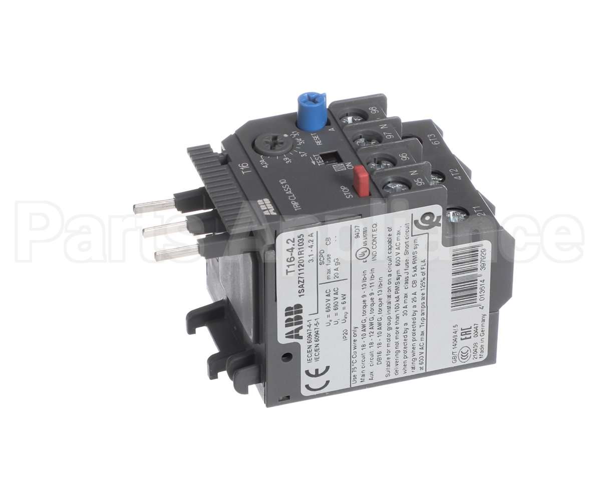 50001297 Jackson Overload, Motor, 3.1-4.2A, Abb (T16.4.2)