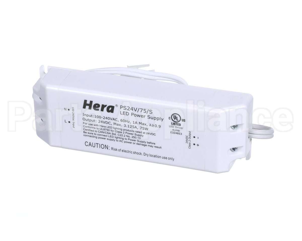503-296D-02 Beverage Air Power Supply, Stick-Led, 75W Hera W/Amp