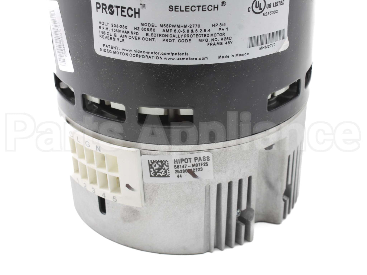 51-106546-01 Rheem-Ruud 3/4Hp 208-230V Varsp 48Y Blmtr