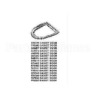 510345 Whirlpool Gasket-Dor
