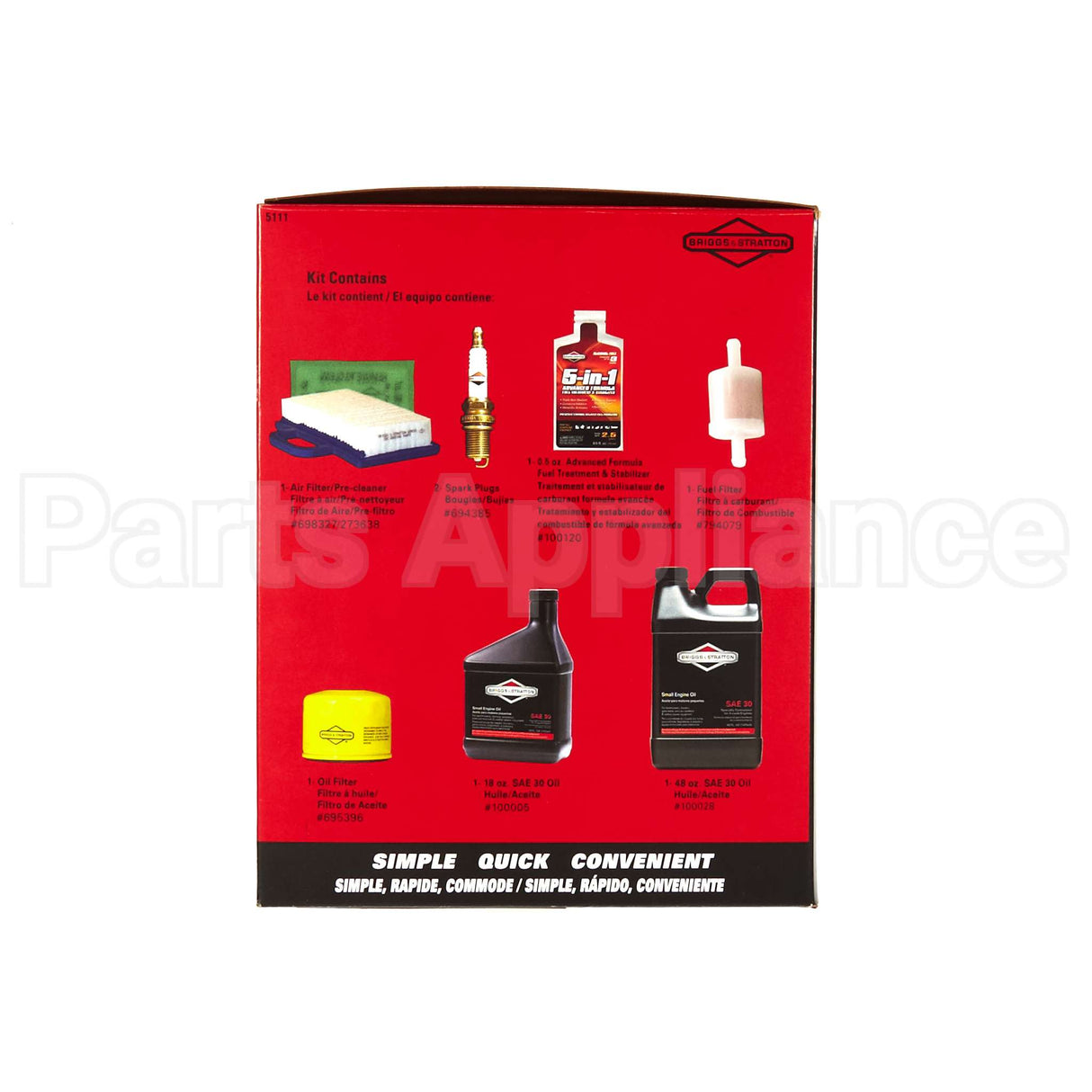 5111B Briggs & Stratton Maintenance Kit
