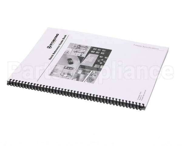 513512 Stoelting Manual Frzr Spec Quck Ref Book