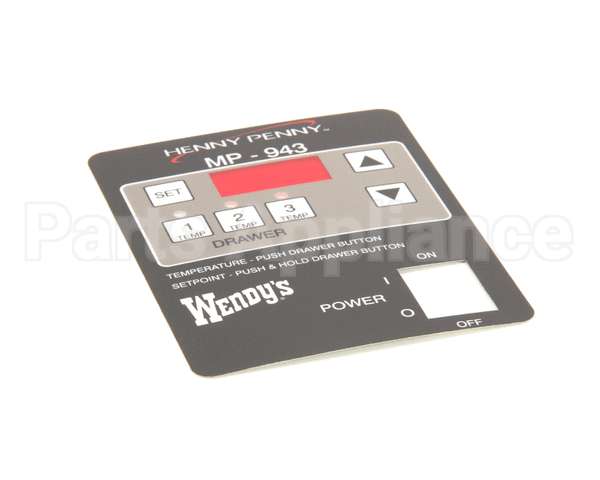 51561 Henny Penny Decal - Mp-943 Control Wendy