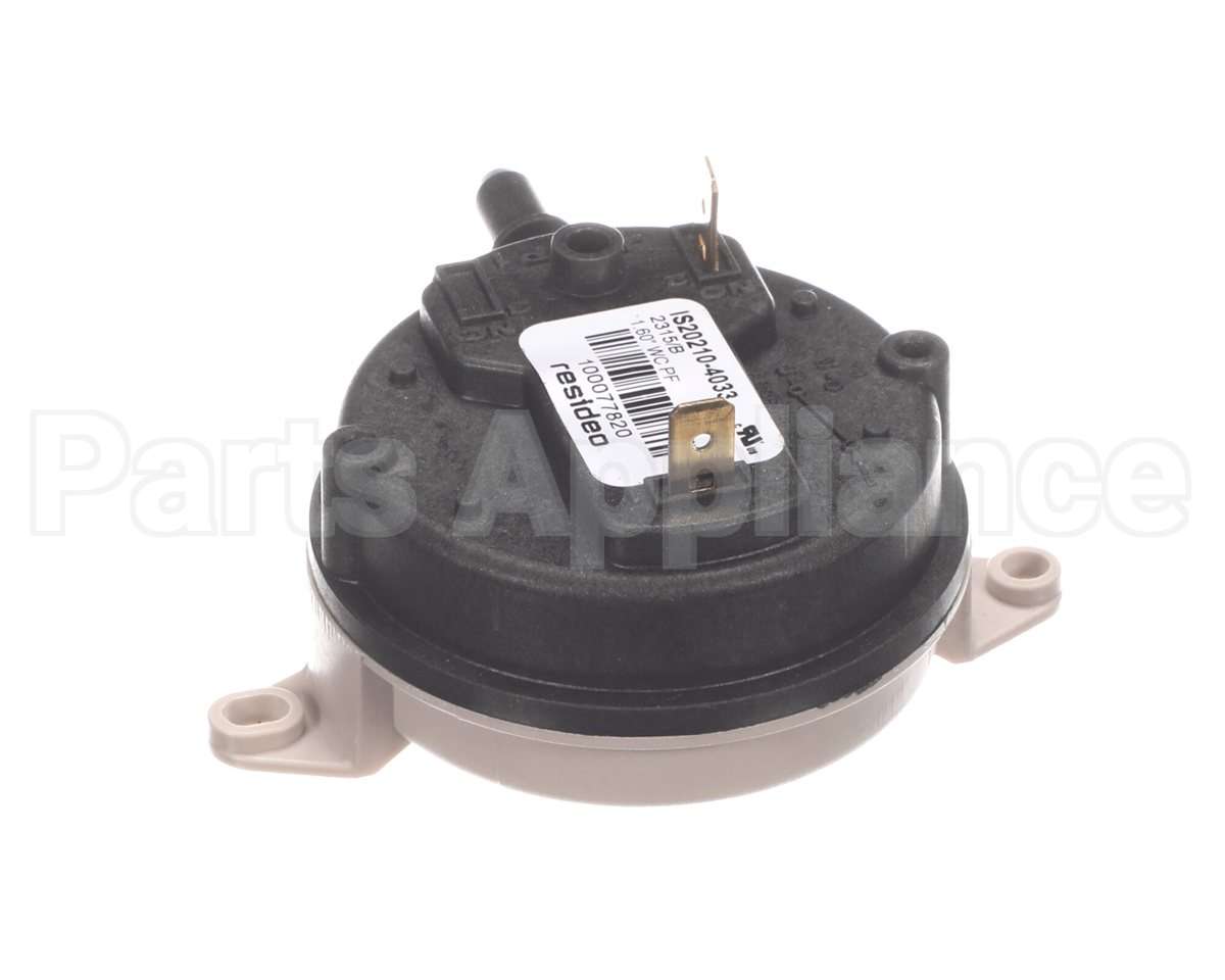 51M87 Lennox Pressure Switch 1.6"Wc Spdt N.o.