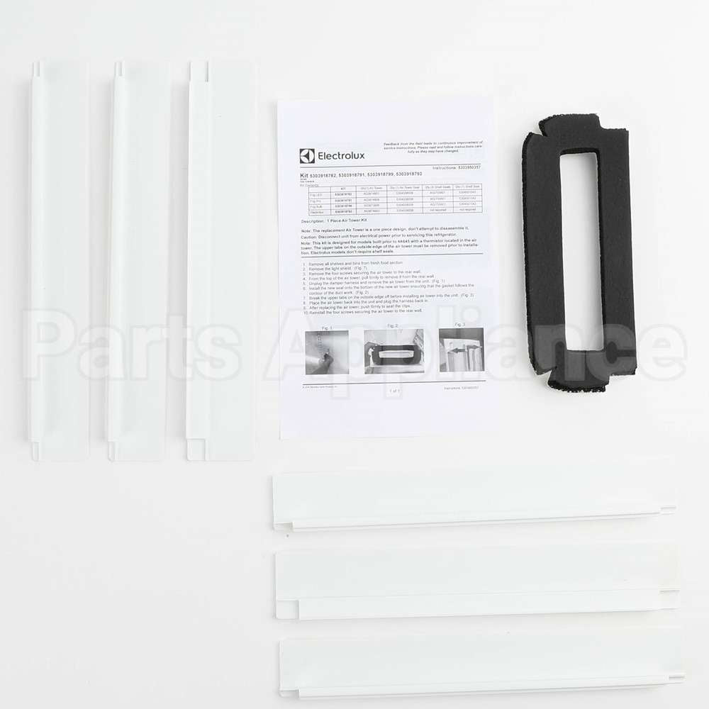 5303918782 Frigidaire Air Tower Asmy Kit(