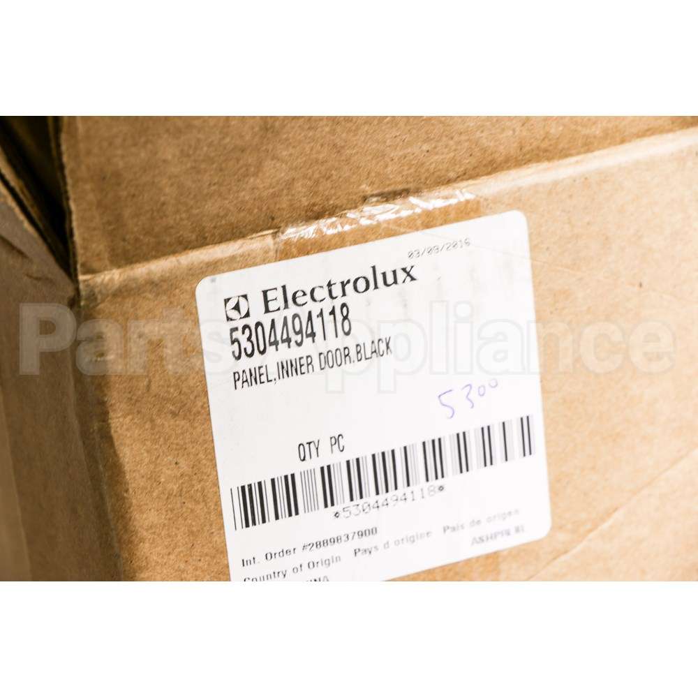 5304494118 Frigidaire Panel