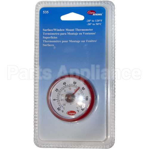 535-0-8 Compatible Atkins Thermometer2"Od, -20/12 0F Surface Mount