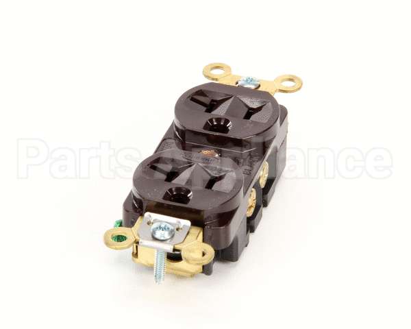 5352AB Hubbell Lighting Duplex Rcpt Brown 20A 125V