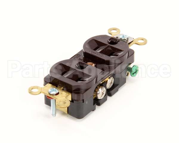 5352AB Hubbell Lighting Duplex Rcpt Brown 20A 125V