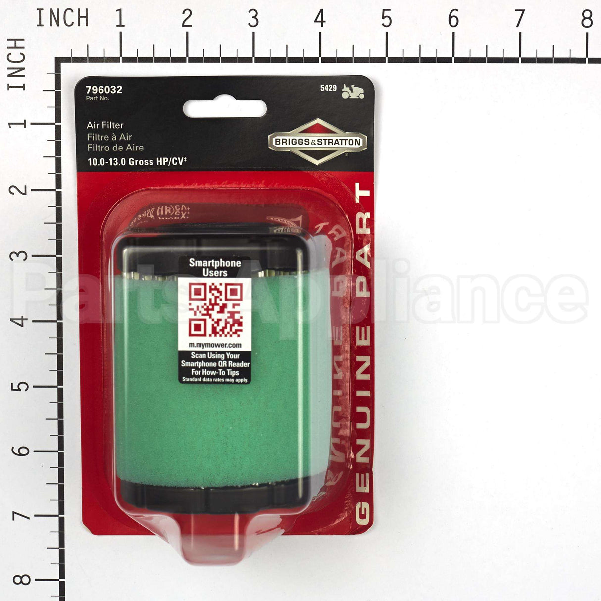5429K Briggs & Stratton Air Filter W/Pre-Clea