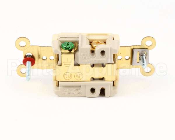 5461I Hubbell Lighting Ivory Single Receptacle