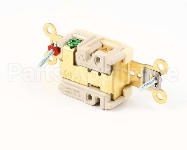 5461I Hubbell Lighting Ivory Single Receptacle