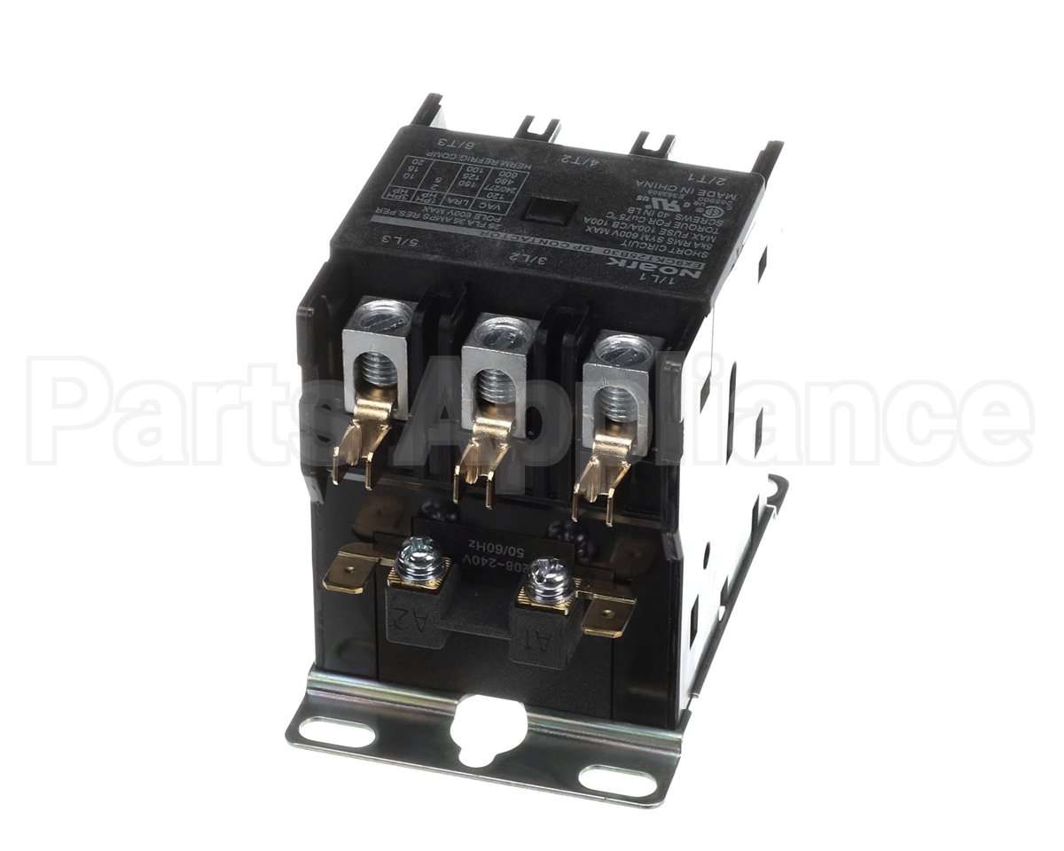 550008225 Kolpak Contactor, 25A, 3Pl, Non Reversing 208/2