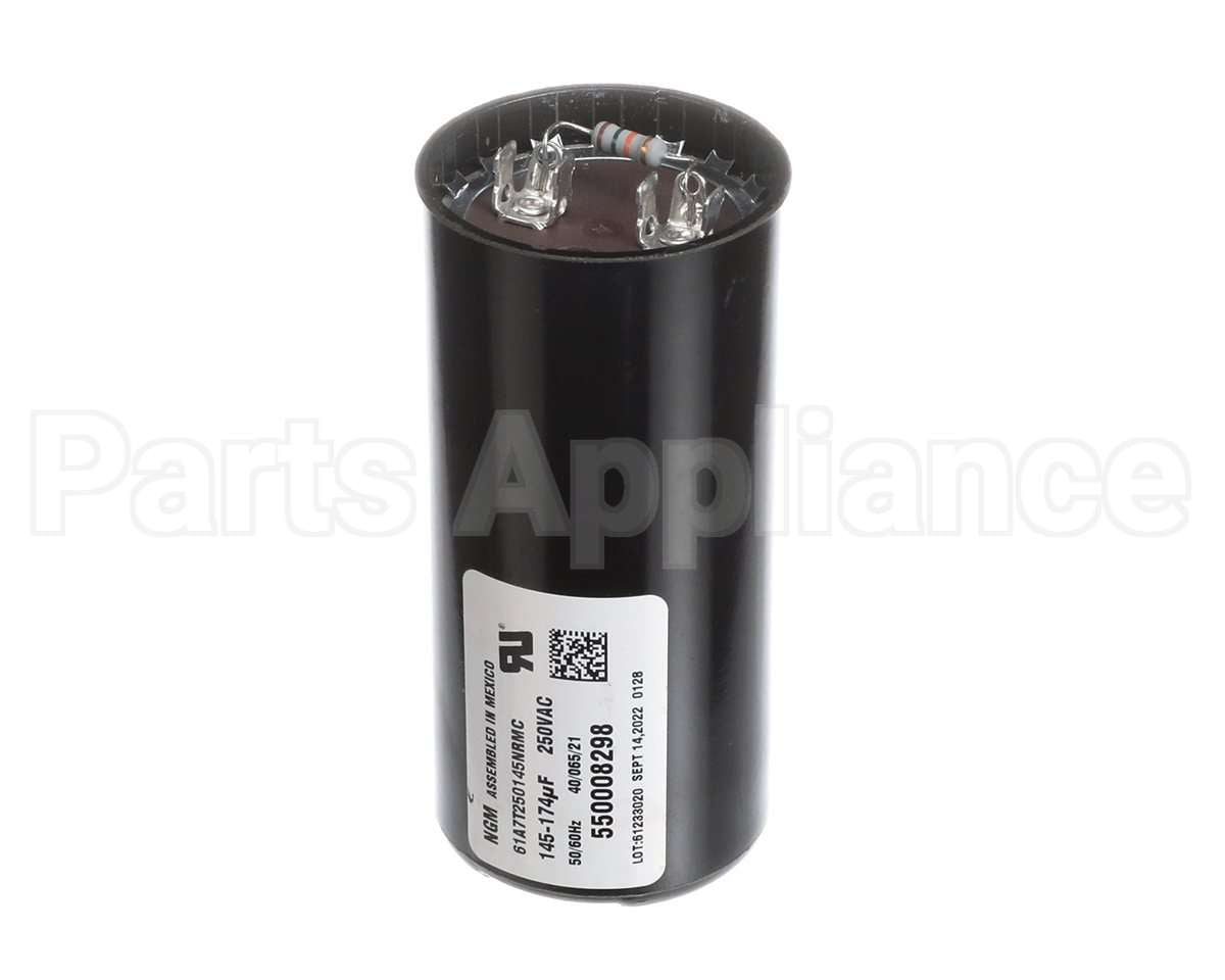 550008298 Kolpak Capacitor Start 145-174 Mfd @ 250V W/ Re