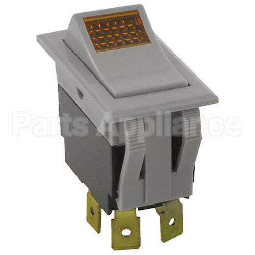 55127 Compatible Wells Lighted Rocker Switch 7/8 X 1-1/2 Dpst