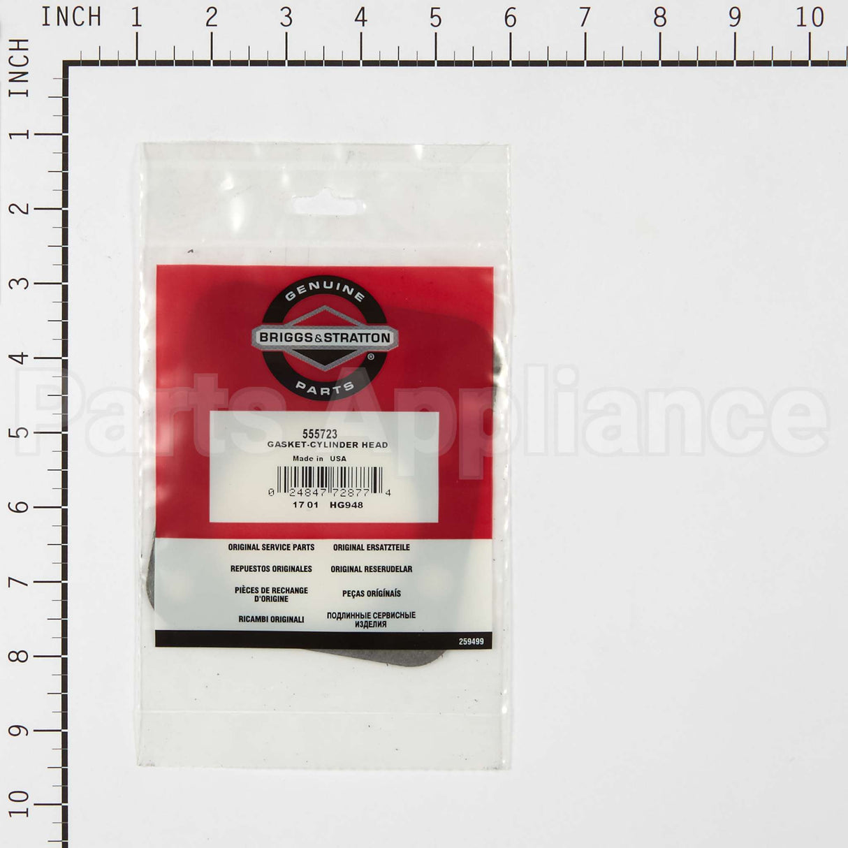 555723 Briggs & Stratton Gasket-Cylinder Head