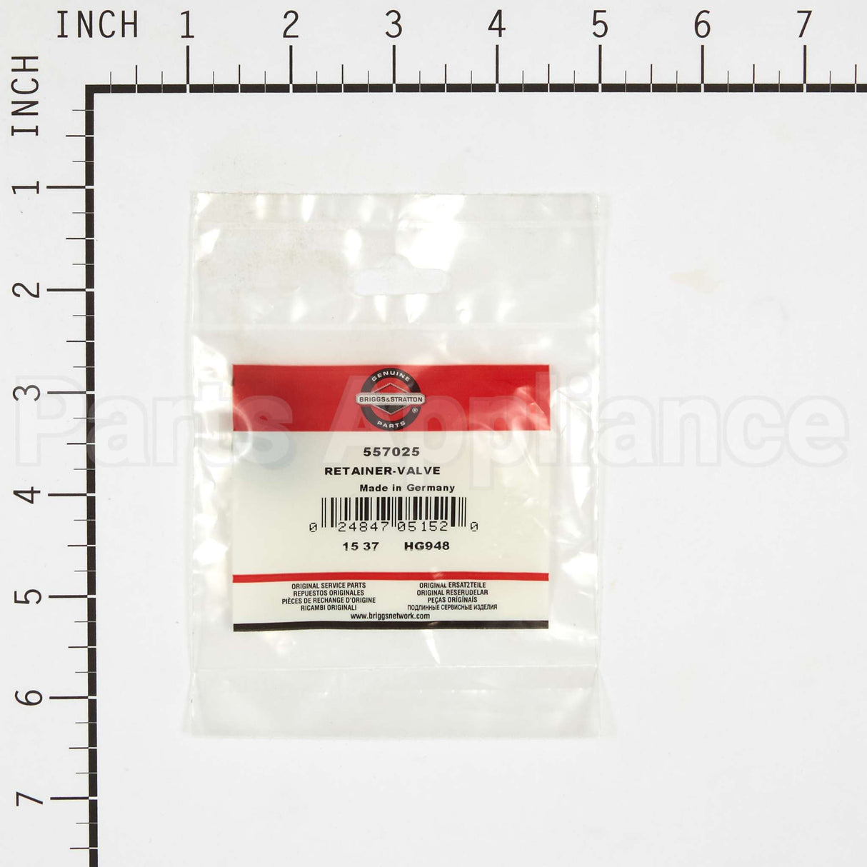 557025 Briggs & Stratton Retainer-Valve