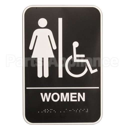 5630 Compatible Traex Sign Women 6X9 Braile