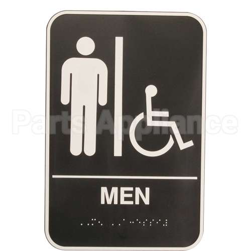 5631 Compatible Vollrath Sign Men 6X9 Men