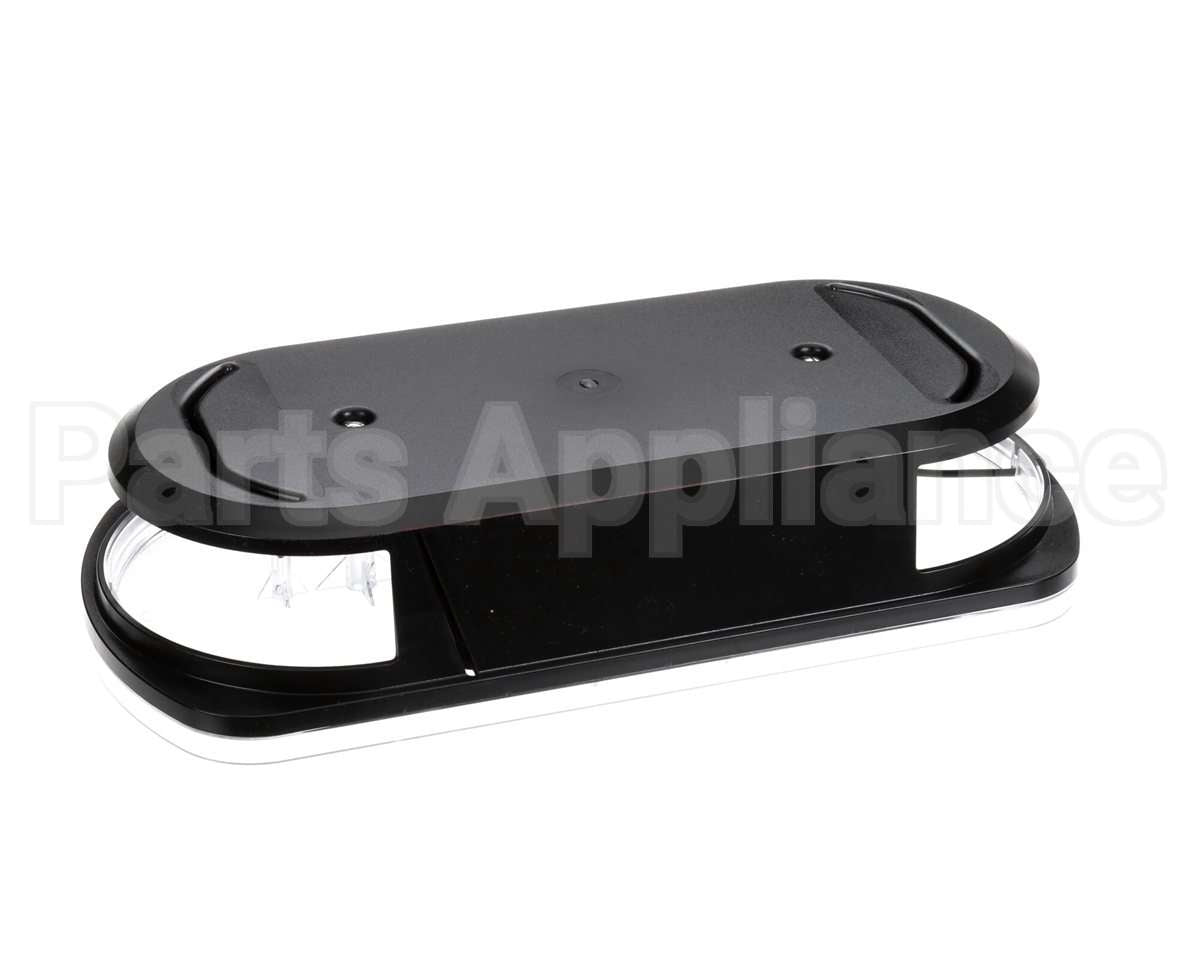 57678.1001 Bunn Lid Assy, Display Hopper Black