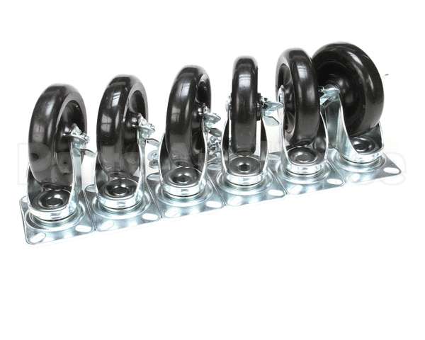 57785 Perlick Caster Kit, Set Of 6, 6 1/8
