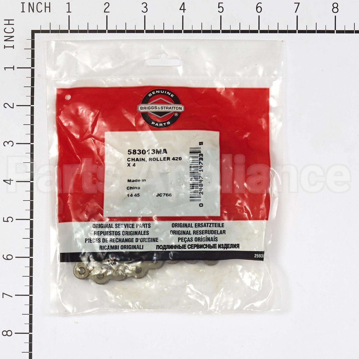 583013MA Briggs & Stratton Chain Roller 420 X 4