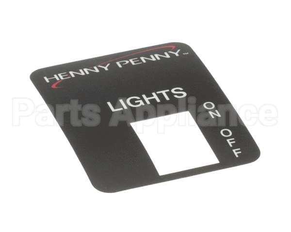 59305 Henny Penny Label - Lights W/O Prb
