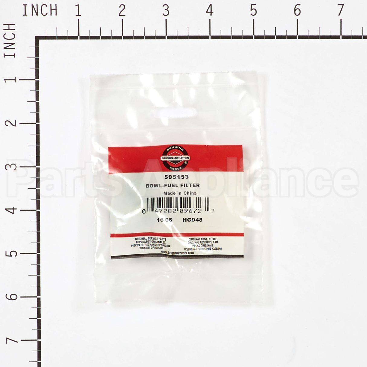 595153 Briggs & Stratton Bowl-Fuel Valve-Strainer