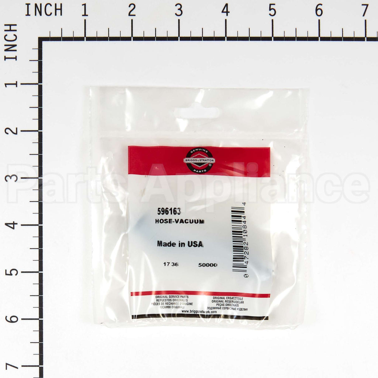 596163 Briggs & Stratton Hose-Vacuum