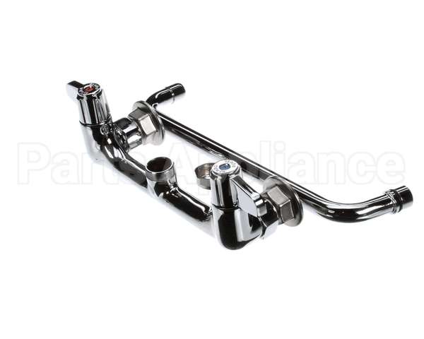 5F-8WLX12 T&S Brass Faucet, Wall Mount, 8 Centers, 12 Swing