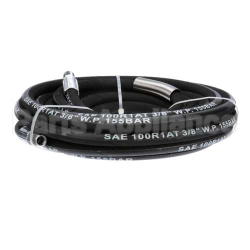 5HR-2HSE-35 T&S Brass 3/8 X 35' Equip Hose, Black, Medium Pres