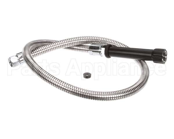 5HSE44 T&S Brass Hose, 44 Flex Stainless Steel, Black Han