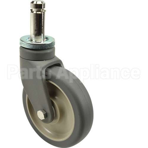 5PCX Compatible Intermetro Caster, Stem, 5" Poly, Swivel