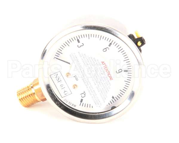 60163501 Pitco Gauge,Pres 0-15 Psi Pasta
