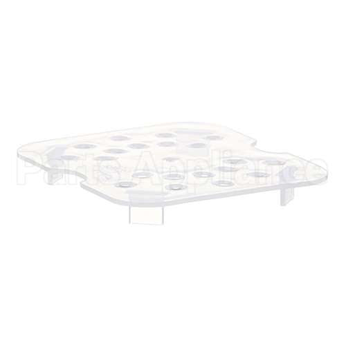 60PPD190 Compatible Cambro Drain Shelf 1/6 -190 Translucent