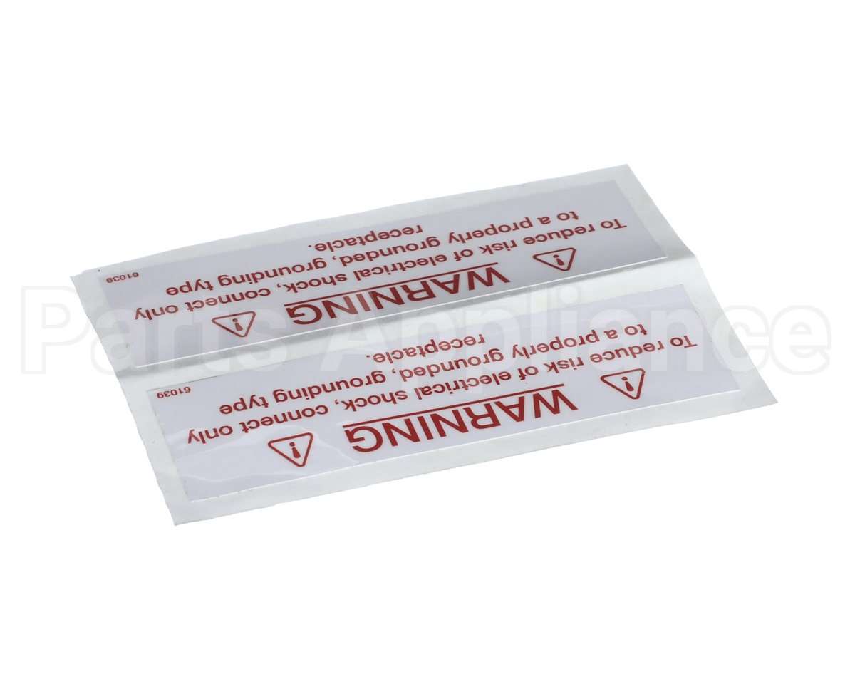 61039 Henny Penny Label-Electrical Warning