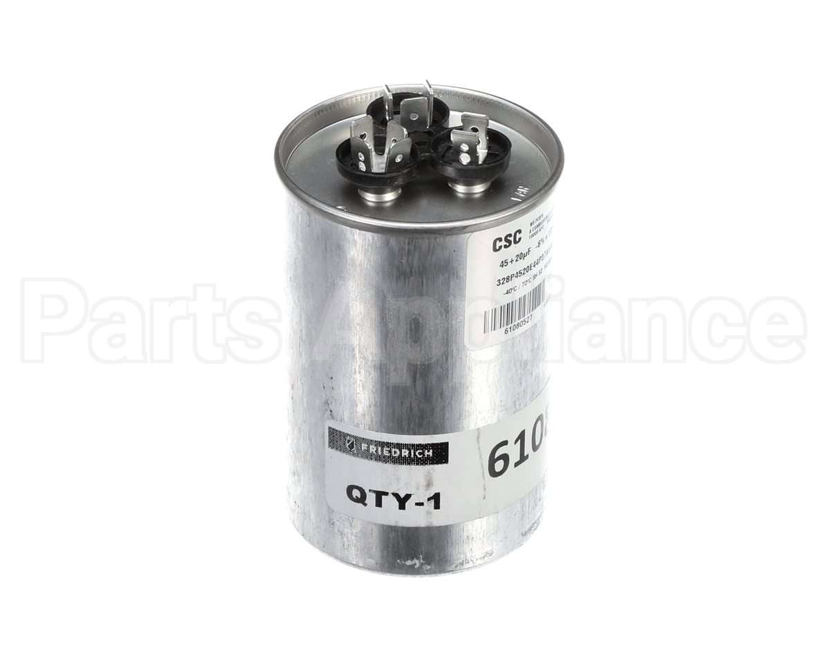 61080527 Friedrich Air Conditioning Capctr 45/20 Mf 440V 2.5