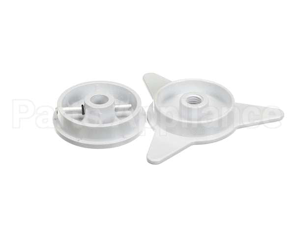 6110023 Heat Seal White Core Adapter Set, 3", Plastic