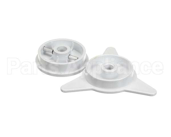 6110023 Heat Seal White Core Adapter Set, 3", Plastic
